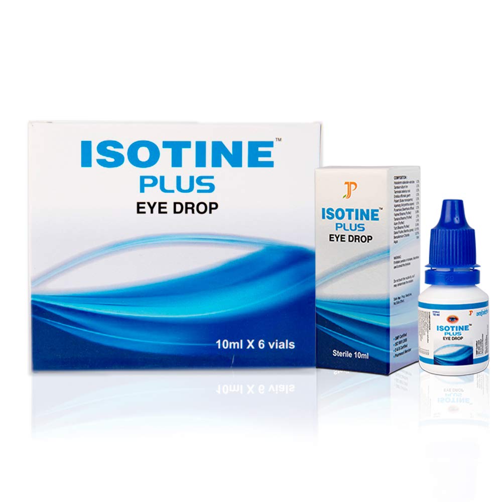 Isotine Plus Eye Drops Pack of 6 Vials