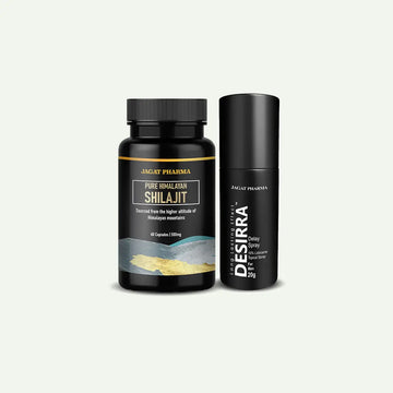 Desirra - Delay Spray For Men + Pure Himalayan Shilajit Capsules
