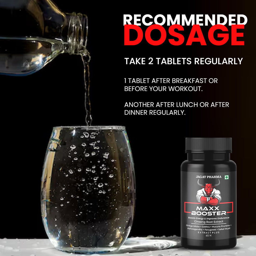 Maxx booster- 60 Caps | The Strongest Muscle Mass Gainer and Performance Booster