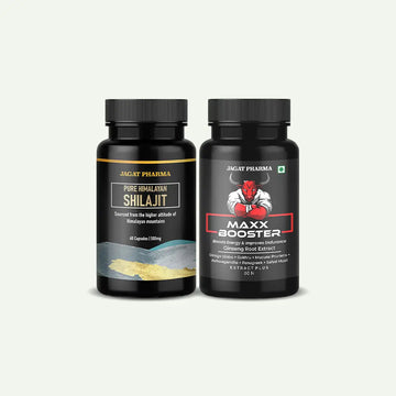 Maxx Booster + Pure Shilajit: Unleash Strength, Energy, and Vitality!